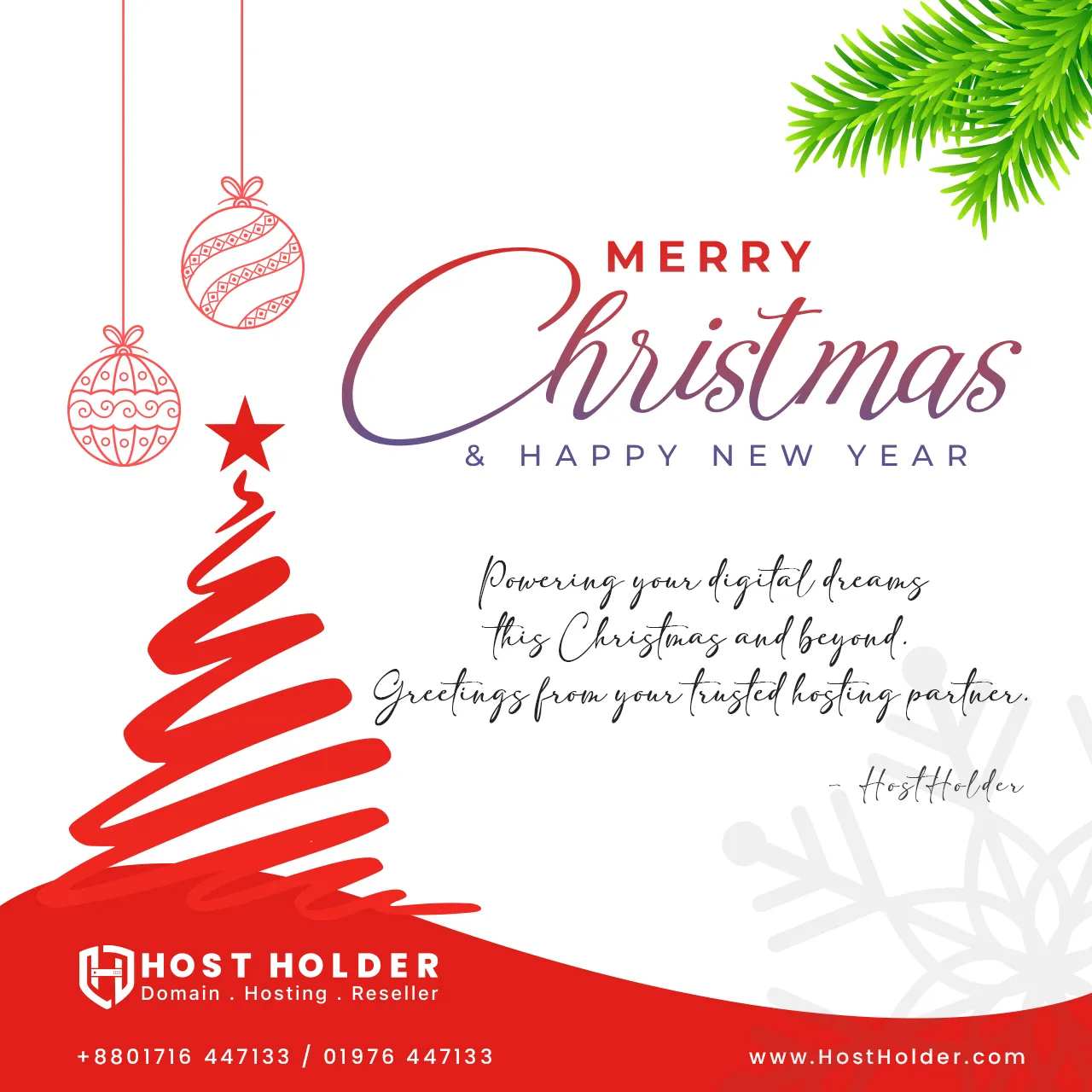 Merry Christmas from HostHolder – Thank You for Being with Us